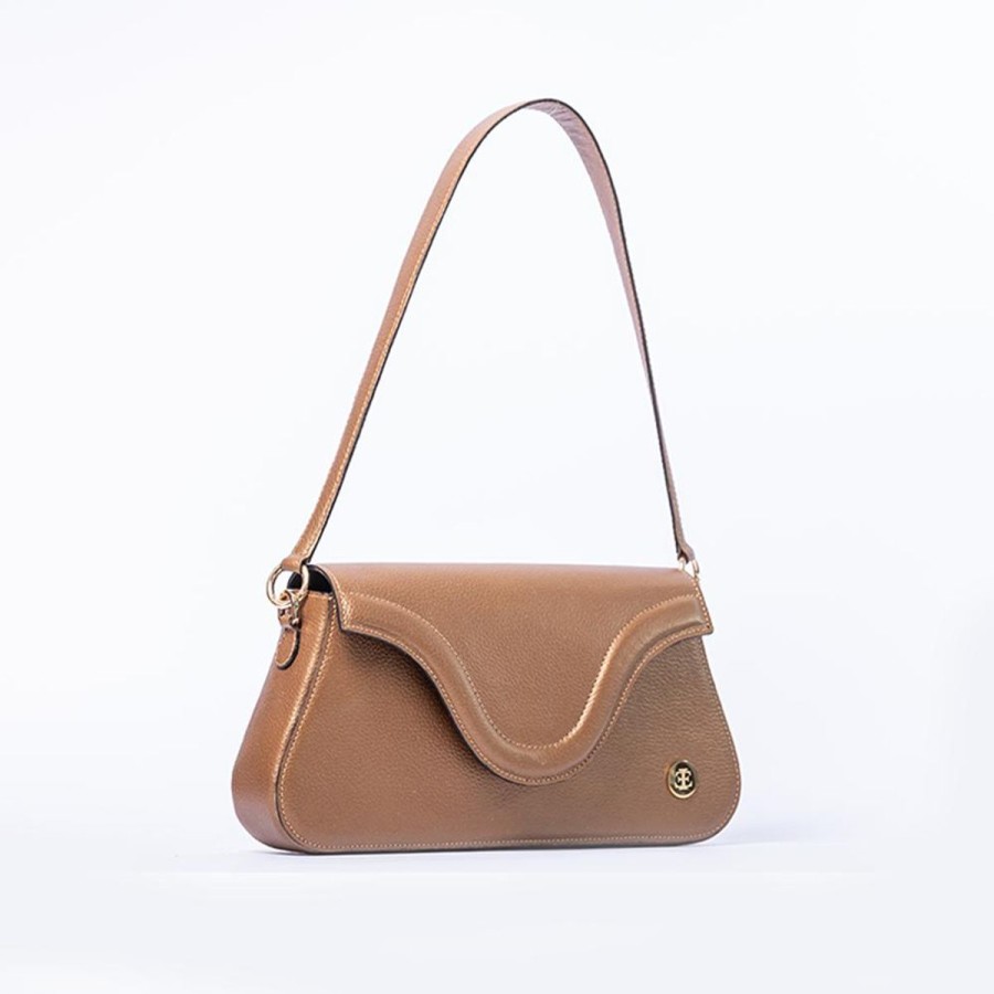 Shoulder Bags Eva Innocenti | Amelia-Gold Shoulder Bag