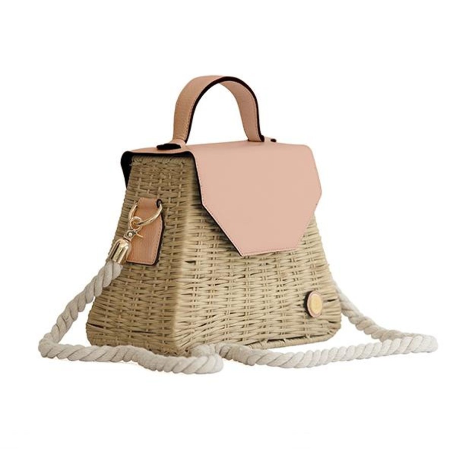 Basket Bags Eva Innocenti | Emma Basket-Rose Top Handle Bag