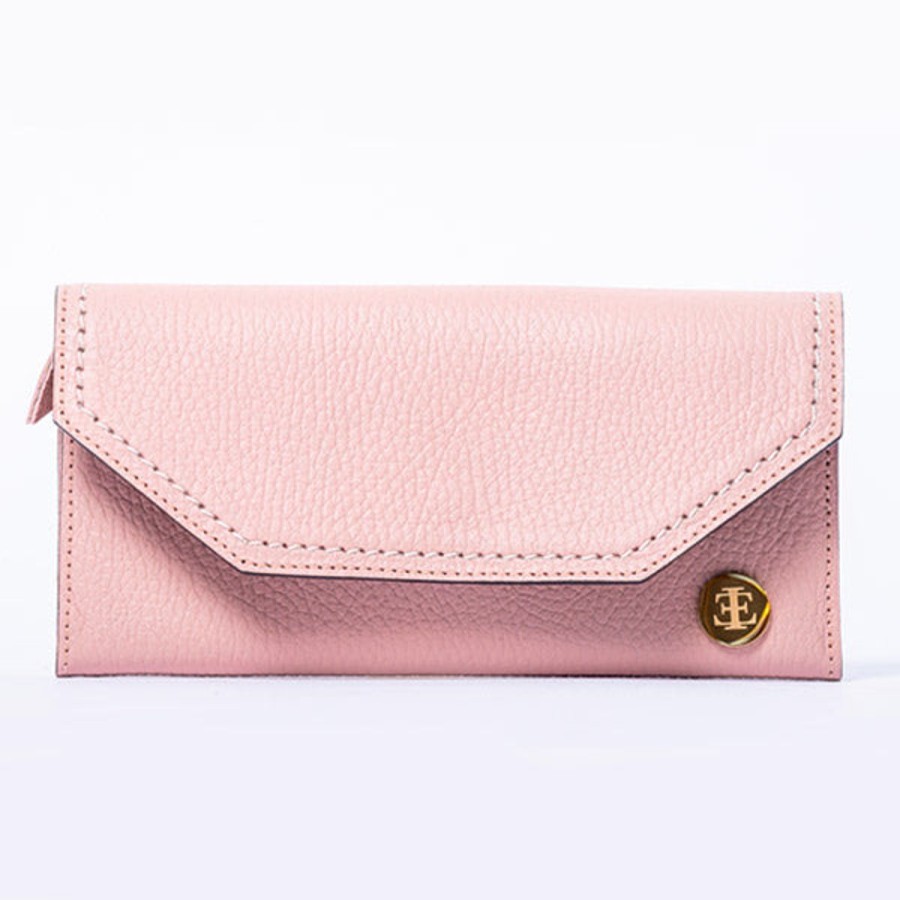 Small Leather Goods Eva Innocenti | Large Wallet-Rose Small Leather Goods