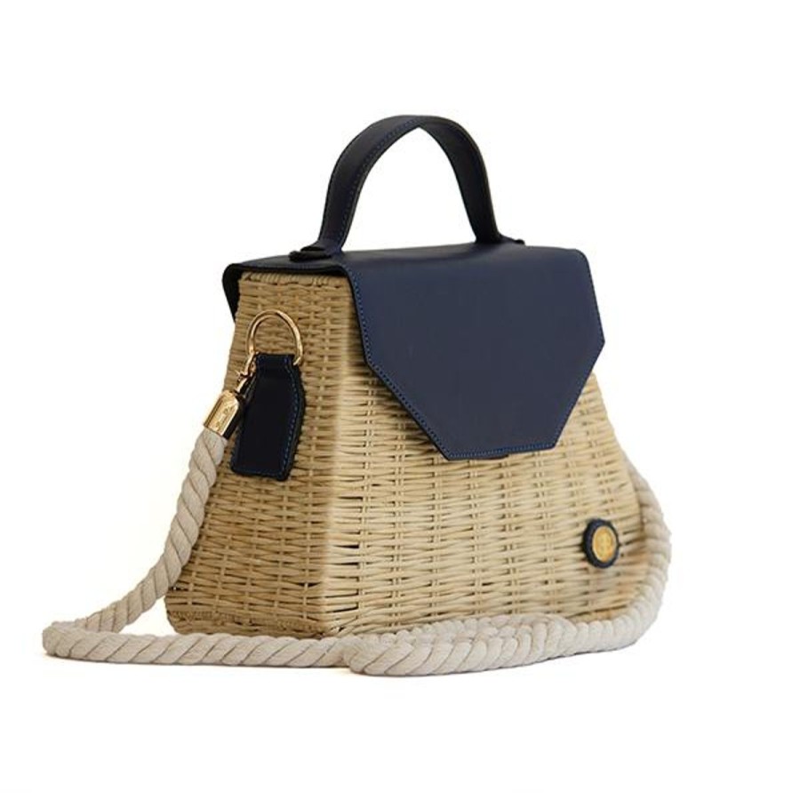 Basket Bags Eva Innocenti | Emma Basket-Black Top Handle Bag