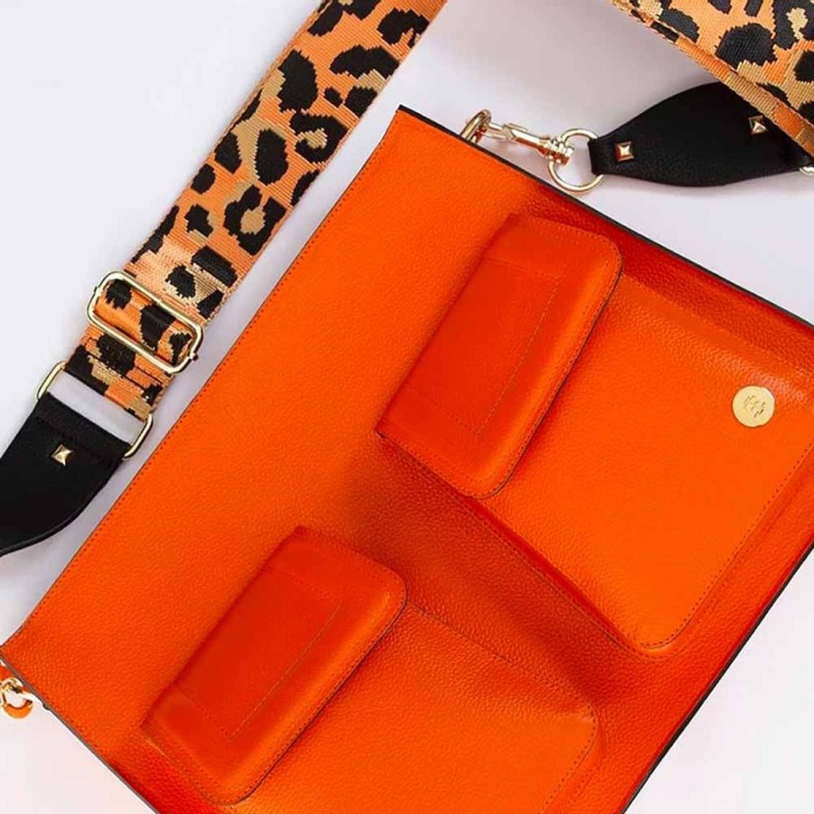 Crossbody Bags Eva Innocenti | Keley Crossbody Bag-Orange