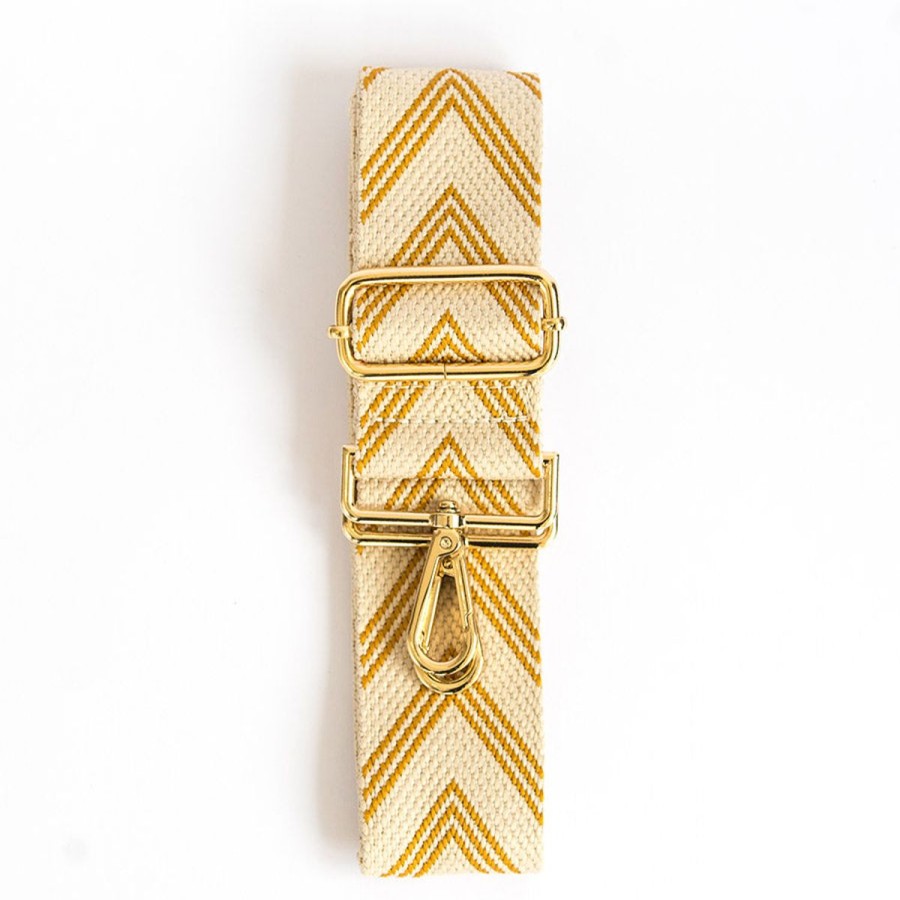 Straps Eva Innocenti | Camel Chevron-Strap