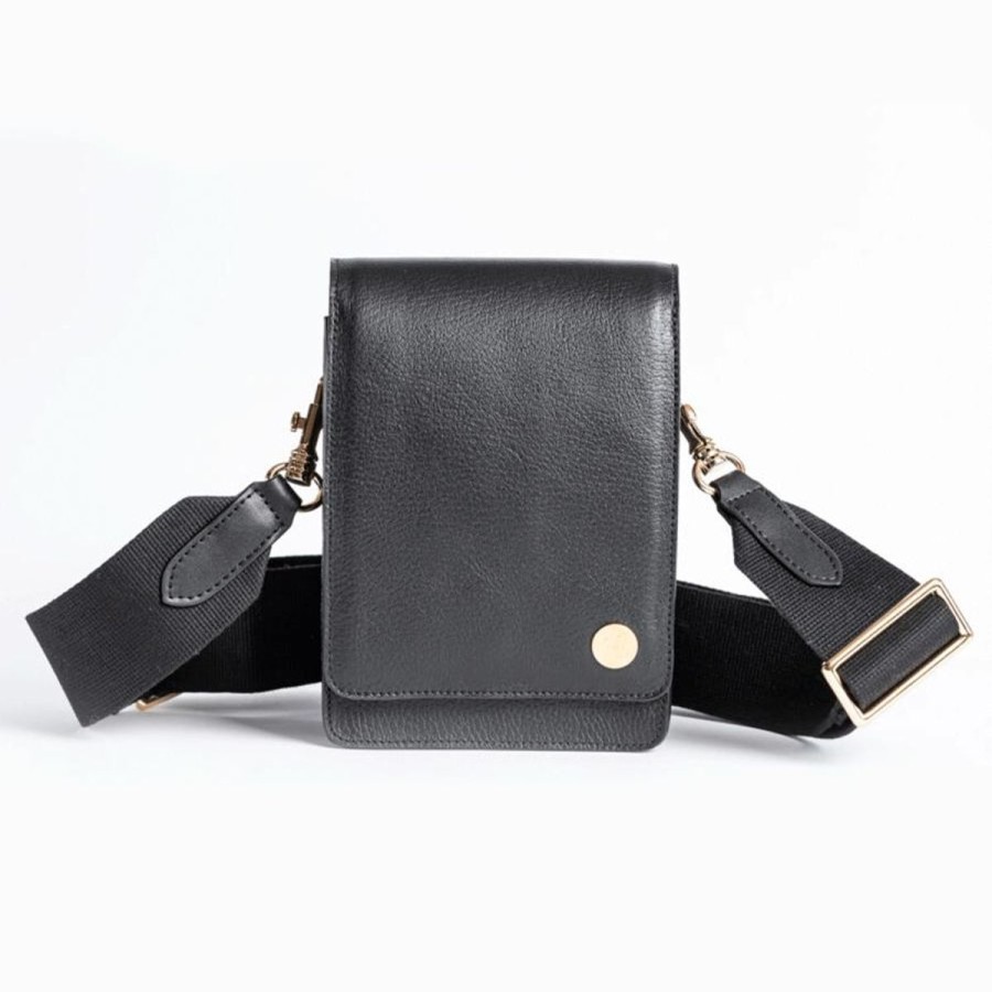 Crossbody Bags Eva Innocenti | Cami 2.0-Black Crossbody Bag