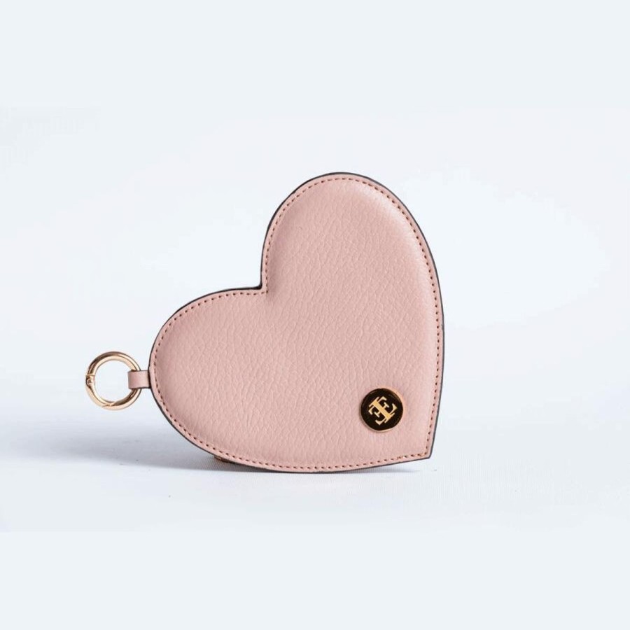 Small Leather Goods Eva Innocenti | Heart Charm-Rose Small Leather Goods