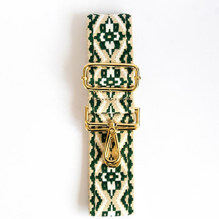 Straps Eva Innocenti | Olive Green Flowers-Strap