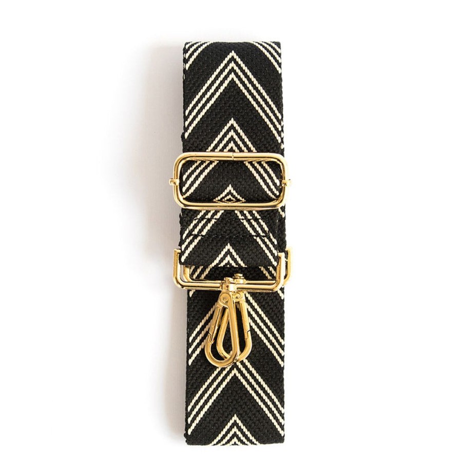 Straps Eva Innocenti | Black Chevron-Strap