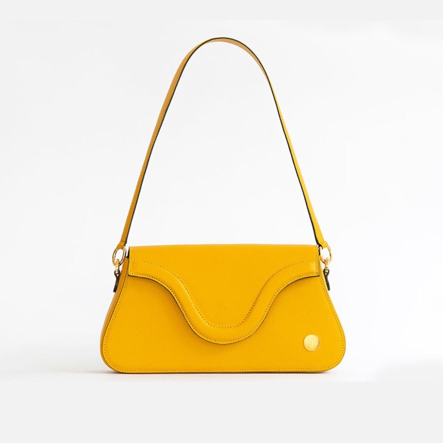 Shoulder Bags Eva Innocenti | Amelia-Yellow Shoulder Bag