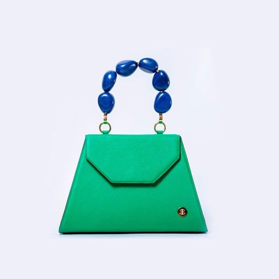 Top Handle Bags Eva Innocenti | Emilia-Green Top Handle Bag