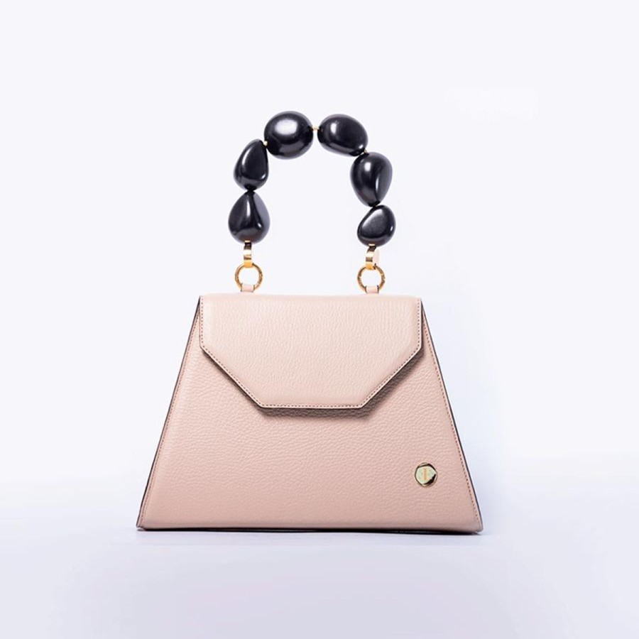 Top Handle Bags Eva Innocenti | Emilia-Nude Top Handle Bag