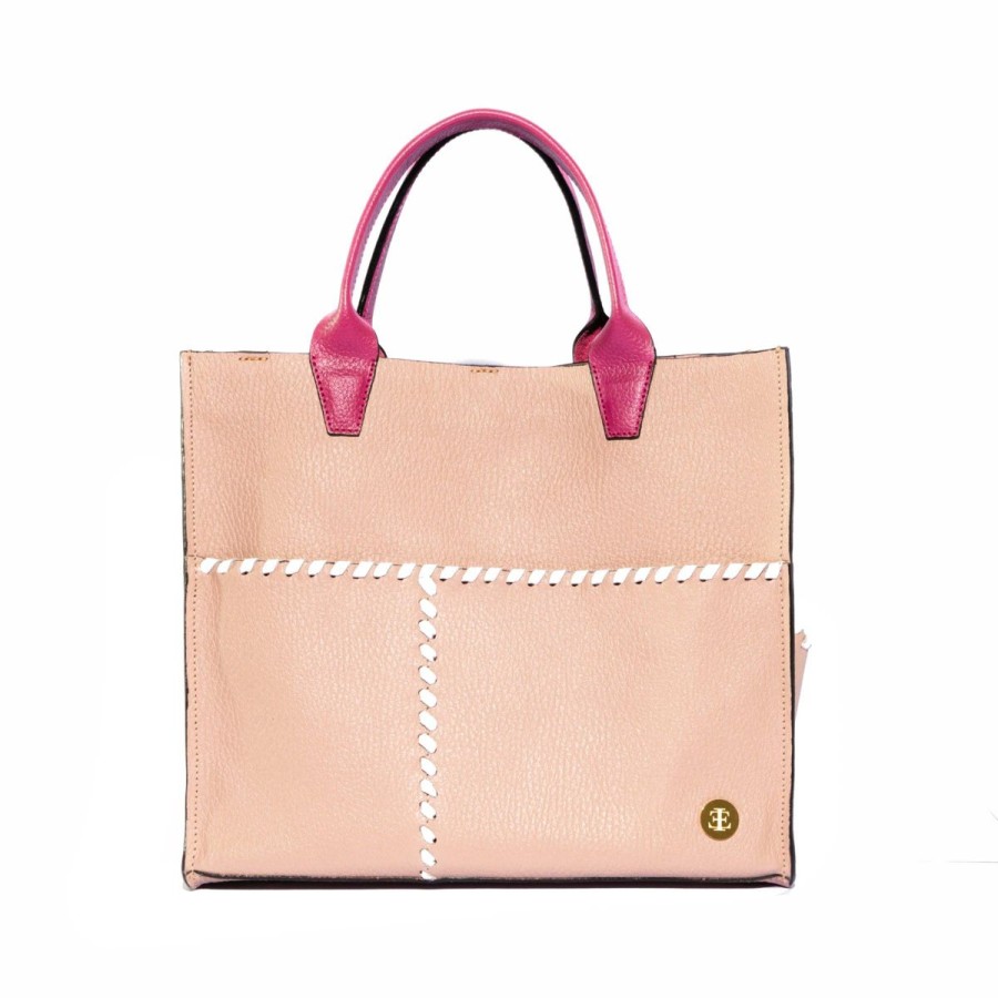 Totes Eva Innocenti | Sienna Mini-Rose Handle Tote