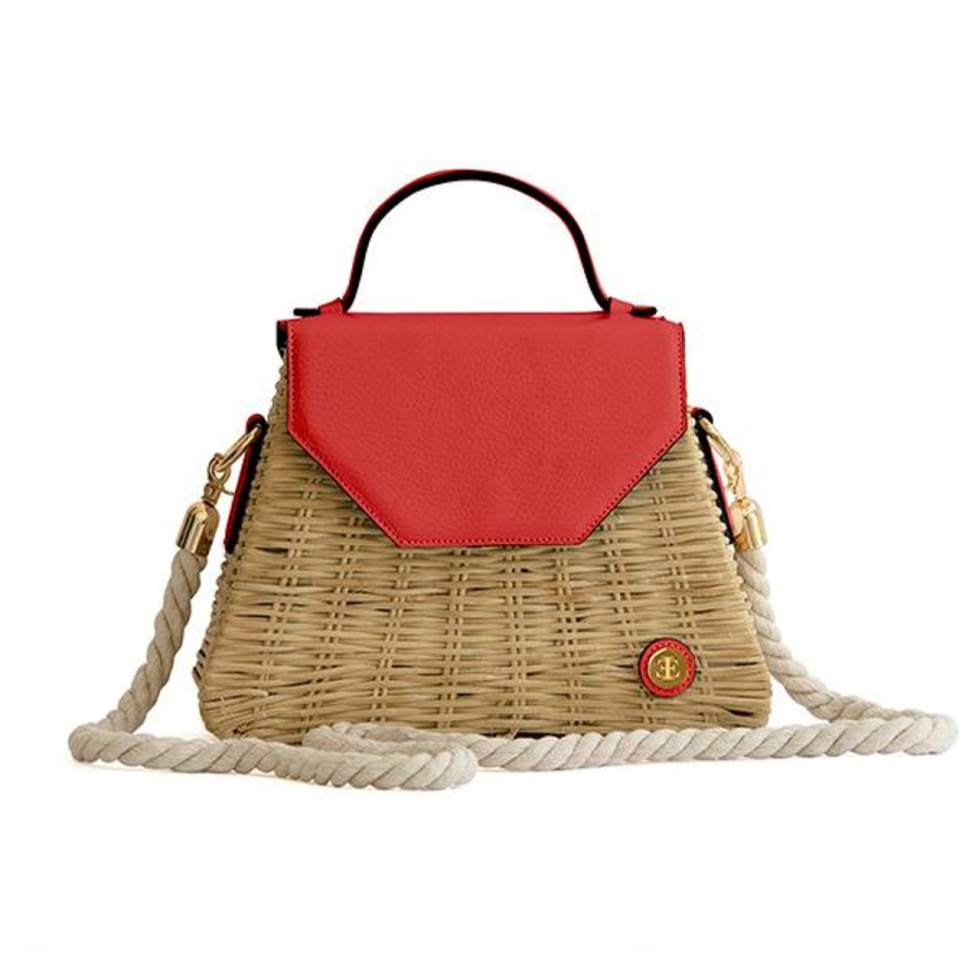 Basket Bags Eva Innocenti | Emma Basket-Red Top Handle Bag