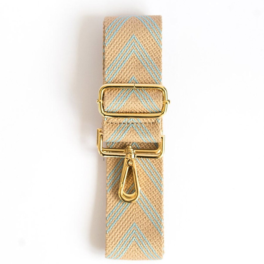 Straps Eva Innocenti | Baby Blue Chevron-Strap