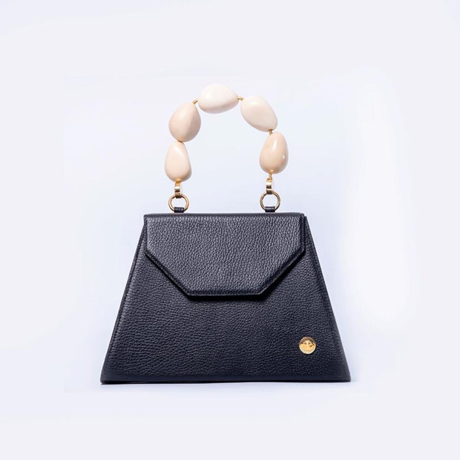 Top Handle Bags Eva Innocenti | Emilia-Black Top Handle Bag