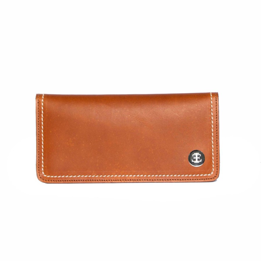 Small Leather Goods Eva Innocenti | Men Large Wallet-Camel Small Leather Goods