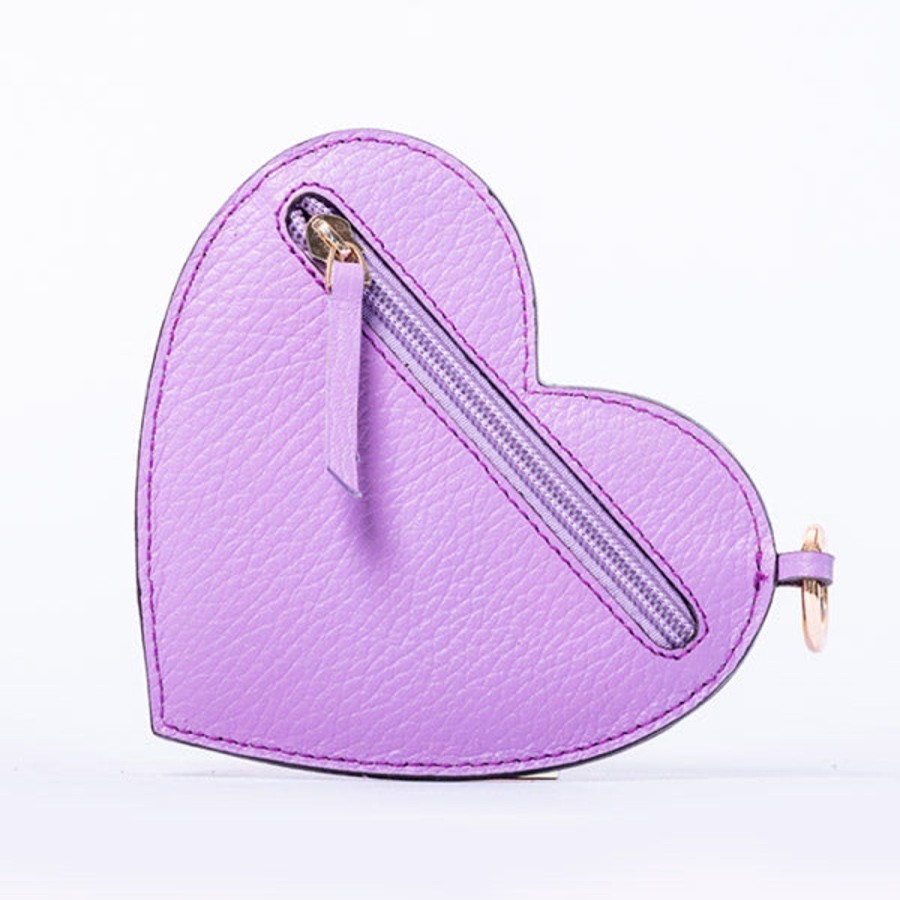 Small Leather Goods Eva Innocenti | Heart Charm-Lavender Small Leather Goods