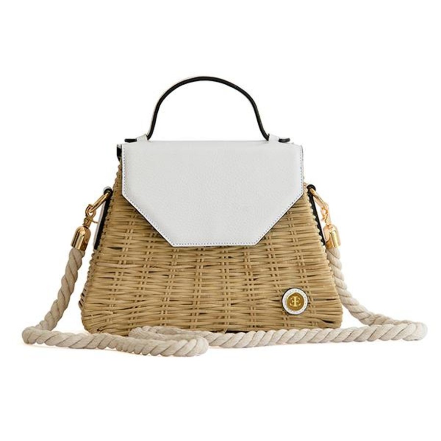 Basket Bags Eva Innocenti | Emma Basket-White Top Handle Bag