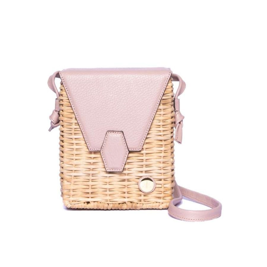 Basket Bags Eva Innocenti | Pau Rose Basket Bag