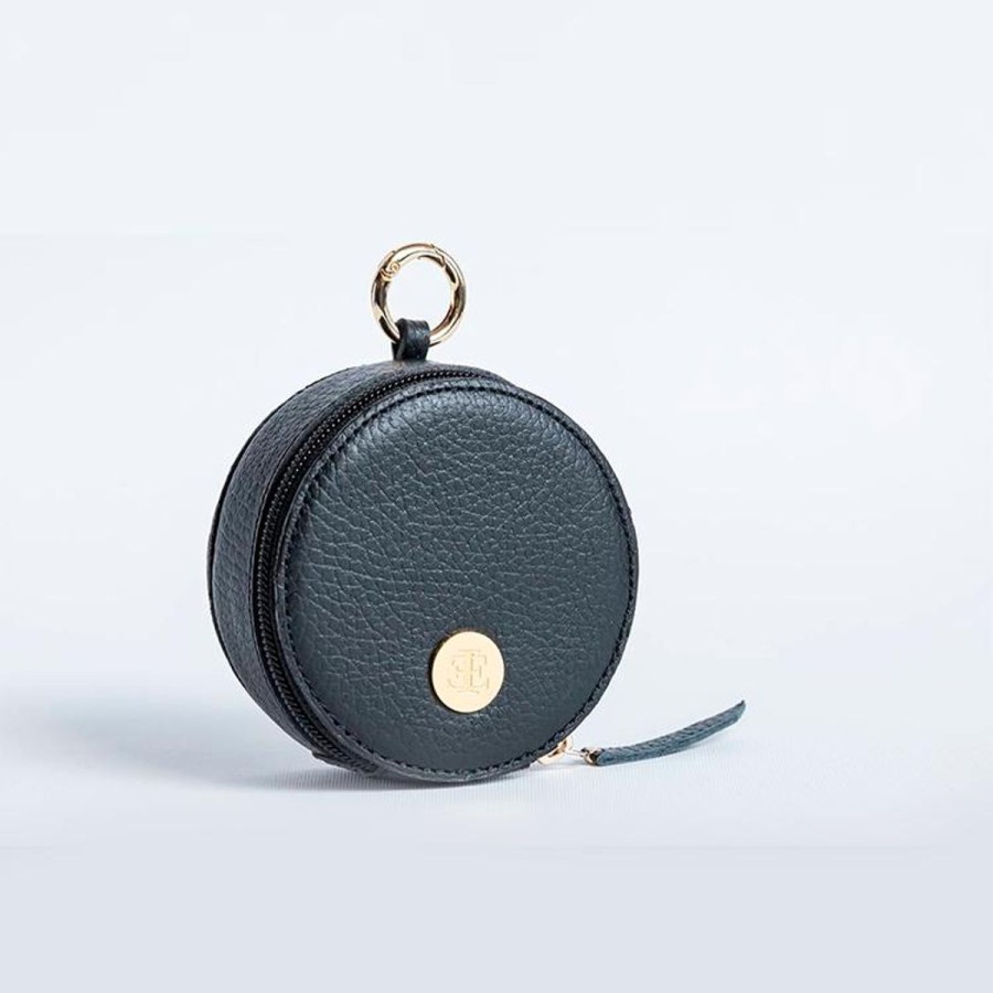 Small Leather Goods Eva Innocenti | Bag Charm-Black Small Leather Goods