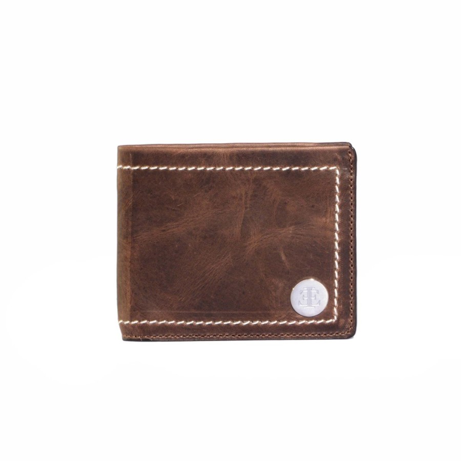 Small Leather Goods Eva Innocenti | Wallet Men-Chocolate Small Leather Goods