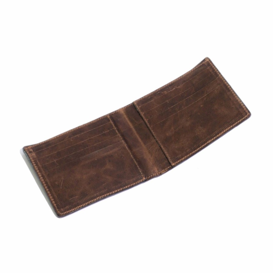 Small Leather Goods Eva Innocenti | Wallet Men-Chocolate Small Leather Goods