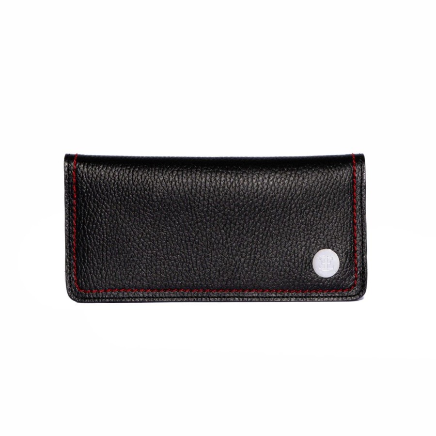 Small Leather Goods Eva Innocenti | Men Large Wallet-Black Small Leather Goods