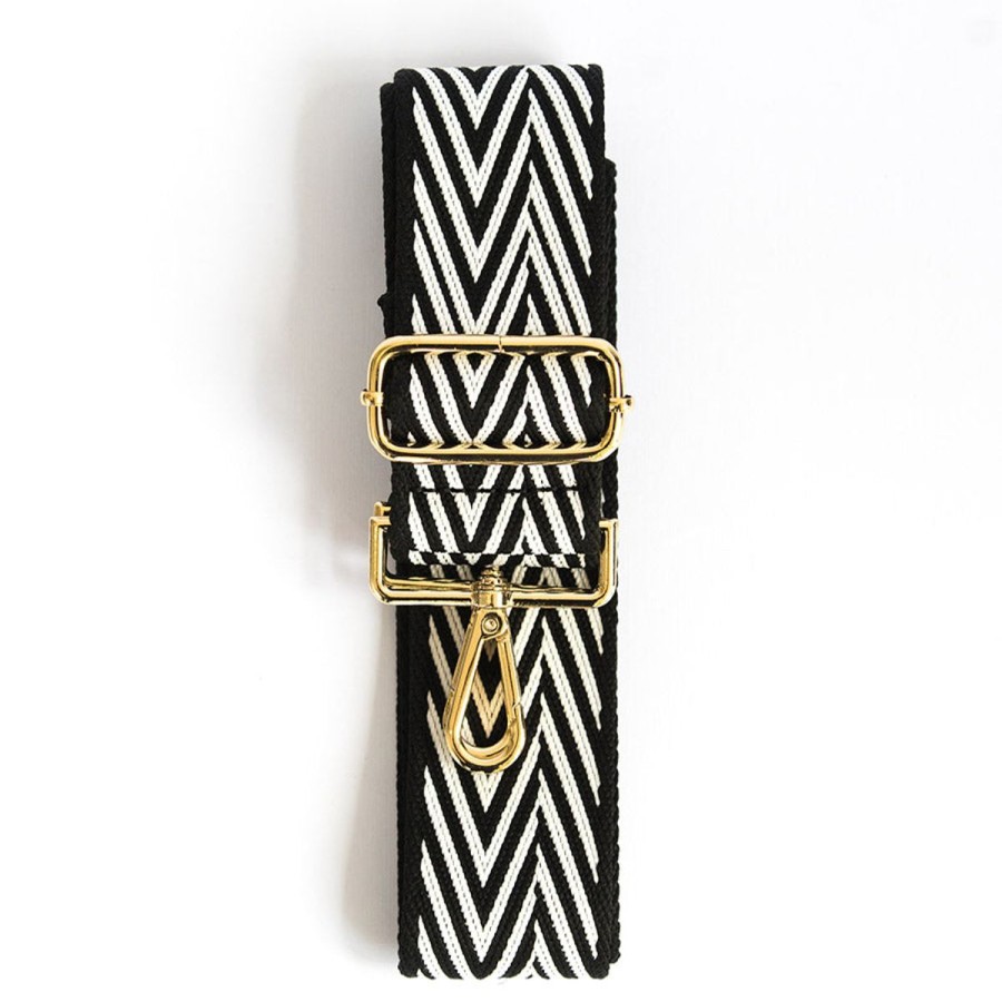 Straps Eva Innocenti | Black Zigzag-Strap