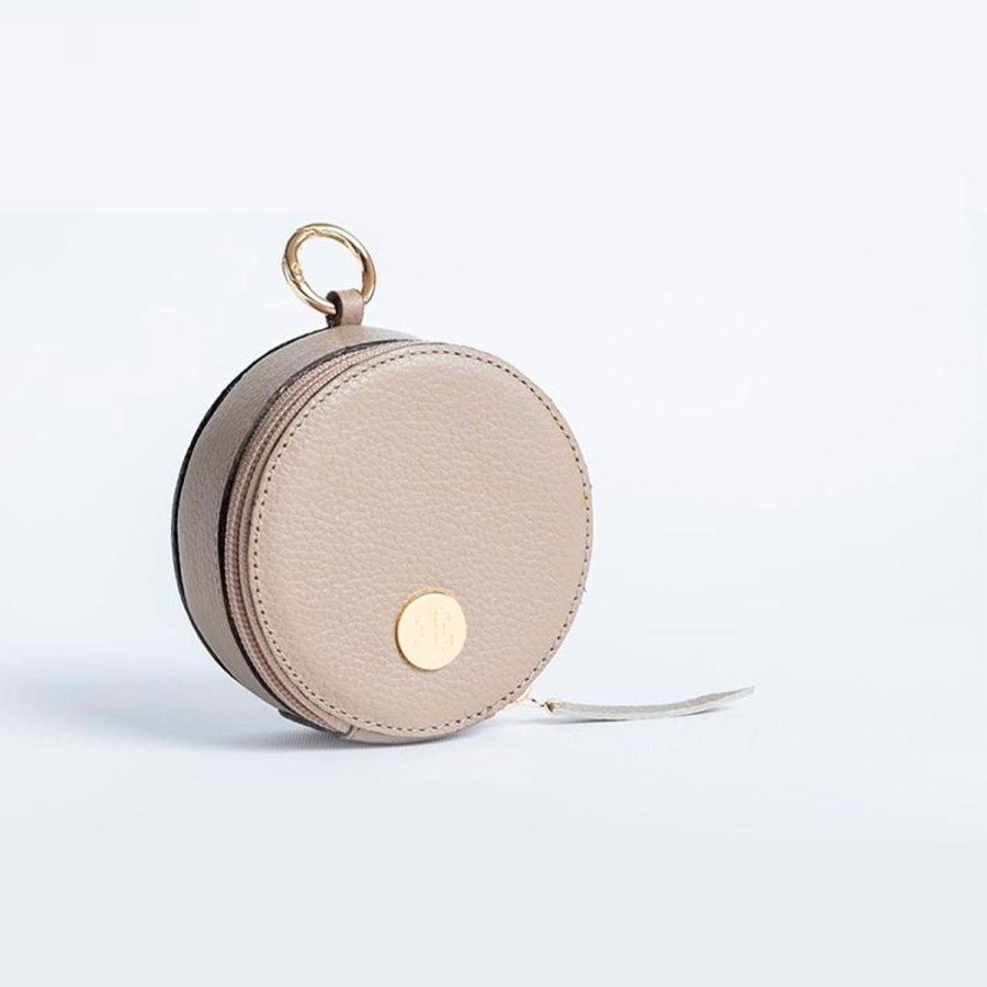 Small Leather Goods Eva Innocenti | Bag Charm-Taupe Small Leather Goods