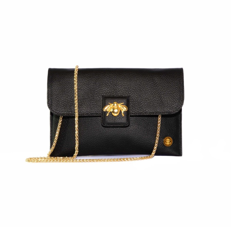 Clutches Eva Innocenti | Elisa-Black Clutch