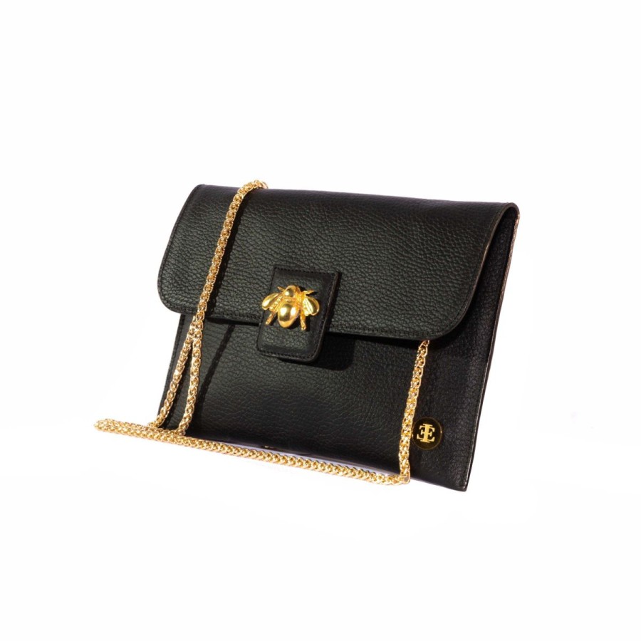 Clutches Eva Innocenti | Elisa-Black Clutch