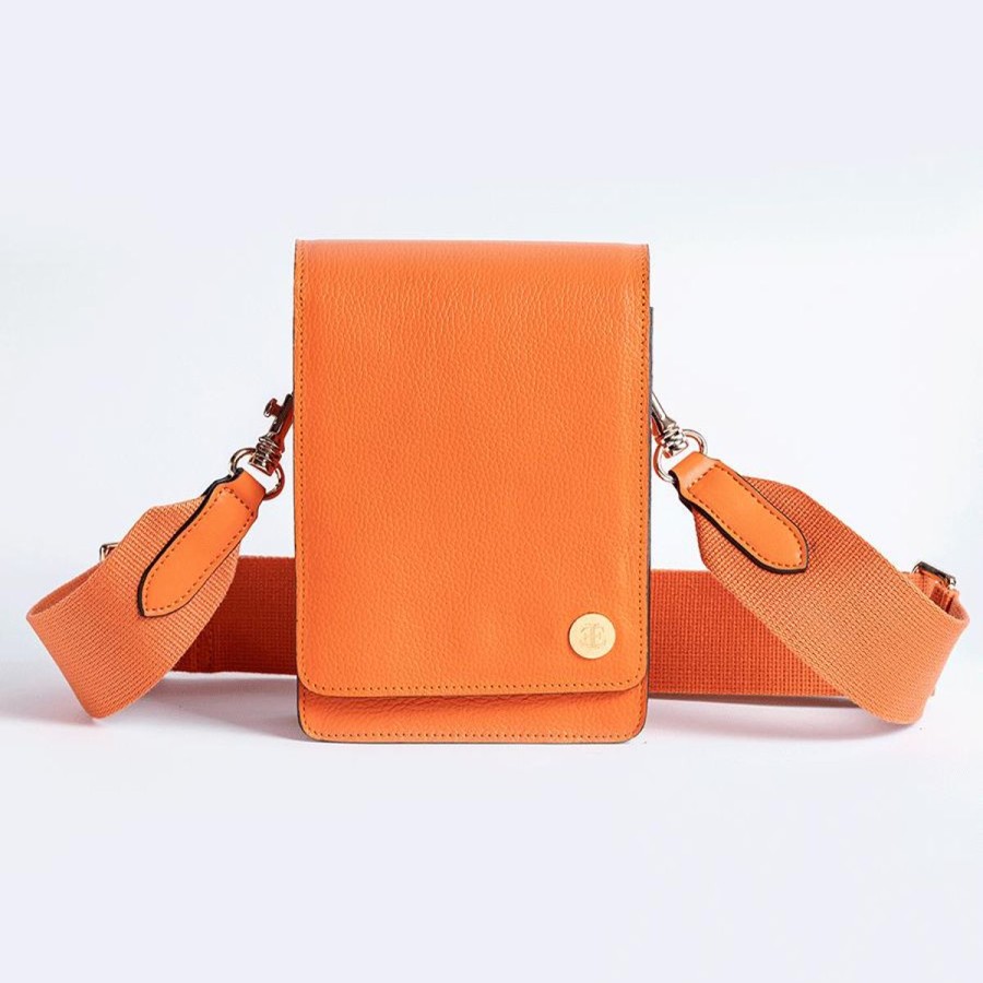 Crossbody Bags Eva Innocenti | Cami 2.0-Orange Crossbody Bag