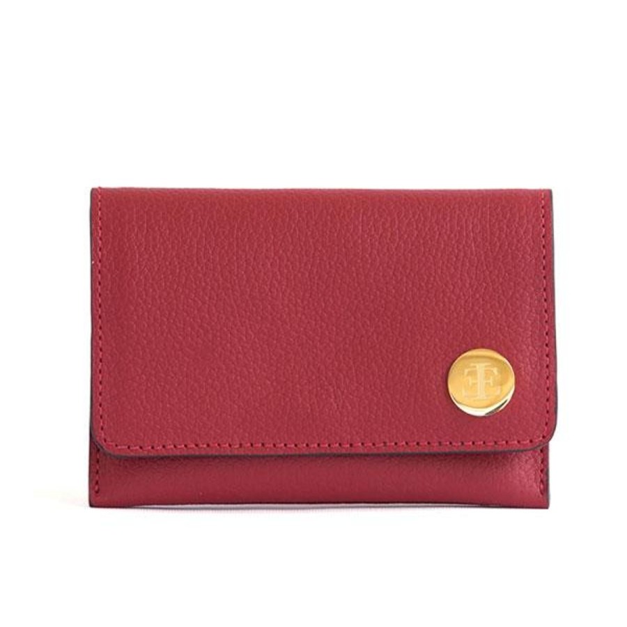 Small Leather Goods Eva Innocenti | Card Holders-Red Small Leather Goods